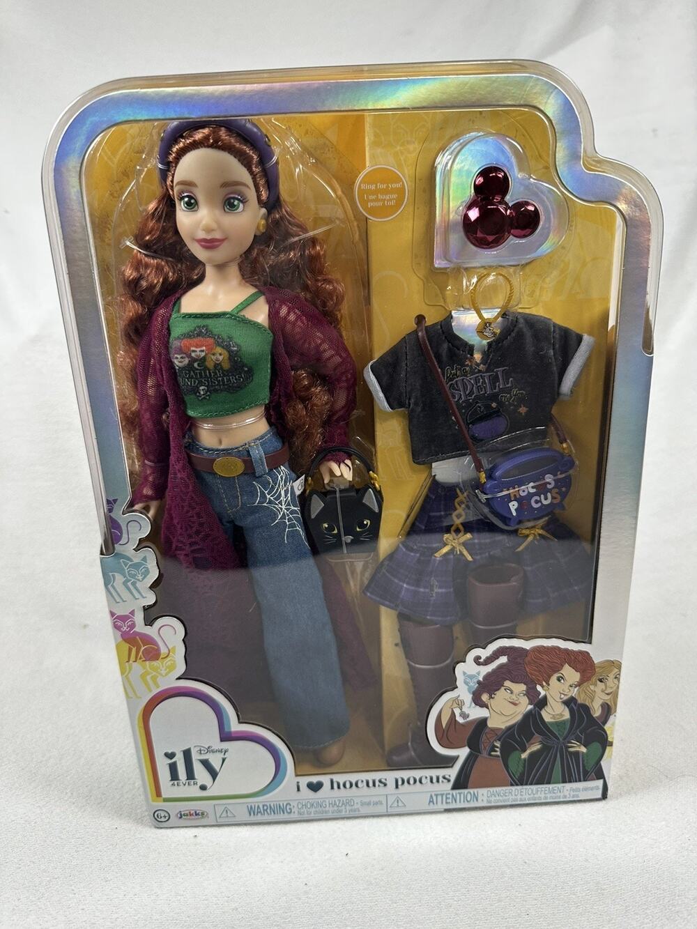 DISNEY ILY 4EVER HOCUS POCUS FASHION DOLL SET (Jakks Pacific, Age 6+) NEW SEALED